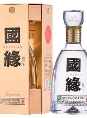 今世缘国缘四开42度4瓶整箱白酒
