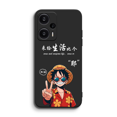 luckrider适用于红米note12turbo手机壳23o49rad8c卡通软壳miuinote12turb0硅胶全包边23049rad8c简约note12t