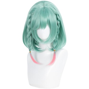 ND家】瑶时之祈愿绿色 王者荣耀情人节角色款cos假发