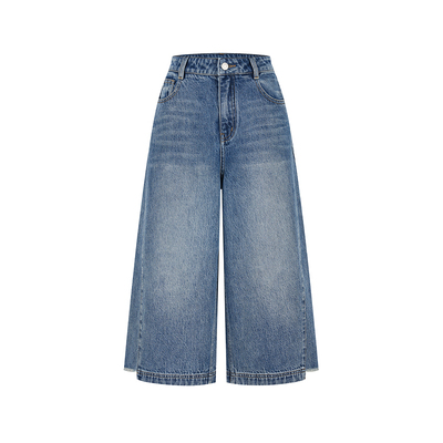 indicia标记商场同款26夏新款时尚七分裤设计感牛仔裤 F2B6NK174N