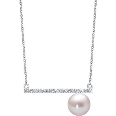 HELAS赫拉海水珍珠18K金钻石项链