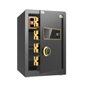 虎霸牌保险柜60/70/80cm家用办公小型指纹密码报警隐形保险箱家庭办公全钢防盗入墙入柜床头柜保管箱2025新款