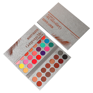 正品beauty glazed彩色眼影盘超大盘COS玩妆儿童舞台妆化妆师专用