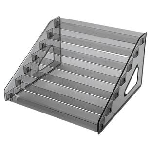 卡片展示架亚克力阶梯式小卡架吧唧辉月拆卡收纳架多层卡牌卡位盒