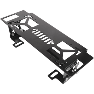 牌照架适用于牧马人jl越野改装件BJ40后备胎前杠车牌架三合一4xe