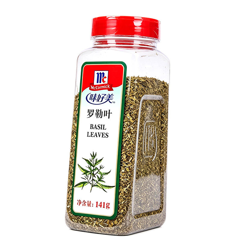 味好美罗勒叶141g罗勒碎意大利面九层塔腌料披萨牛排烤肉西餐调料