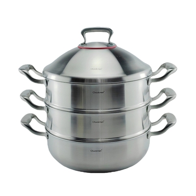 卓德铭18/10不锈钢大蒸锅火锅