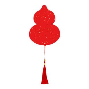 2026新款中国风迷你福卡挂件双面万年红空白福卡半生熟宣纸对联纸手写福字卡纸红纸书法作品纸红色书签卡片