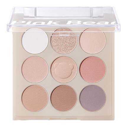 Pinkbear皮可熊少女元气九色眼影学生新手低饱和淡颜新手礼物女