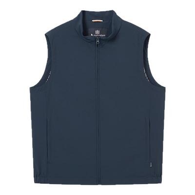 【雅格狮丹】男士简约休闲马甲
