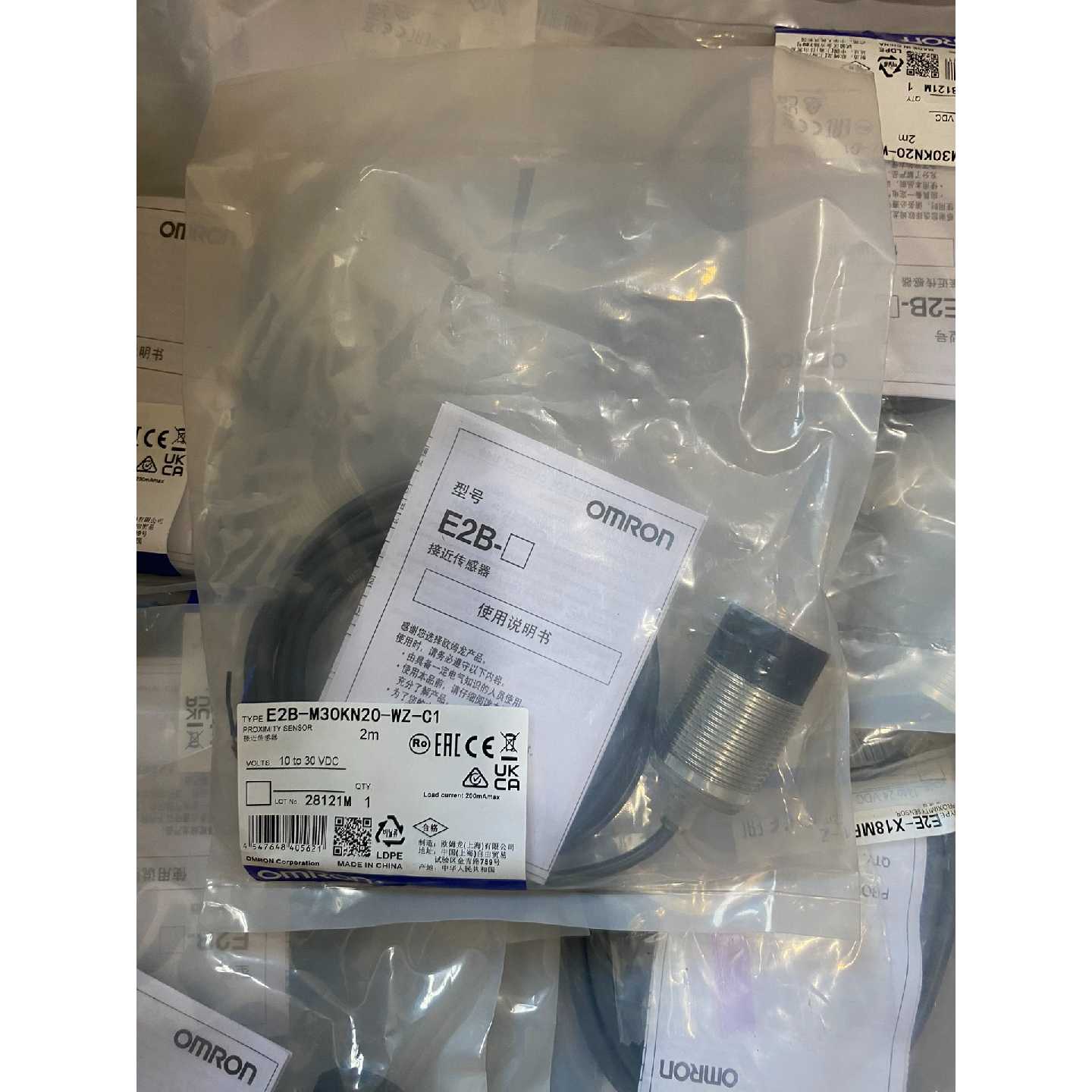 议价可维修欧姆龙接近传感器光电开关传感器E2BM30KN20WZ全新二手