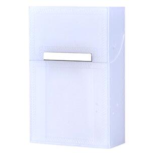 磁扣翻盖透明塑料加厚烟盒便携创意防潮抗压男士个性20支装硬烟壳