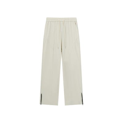 YORKZOOM春夏季速干加绒透气拉链弯刀裤休闲裤长裤男户外运动直筒