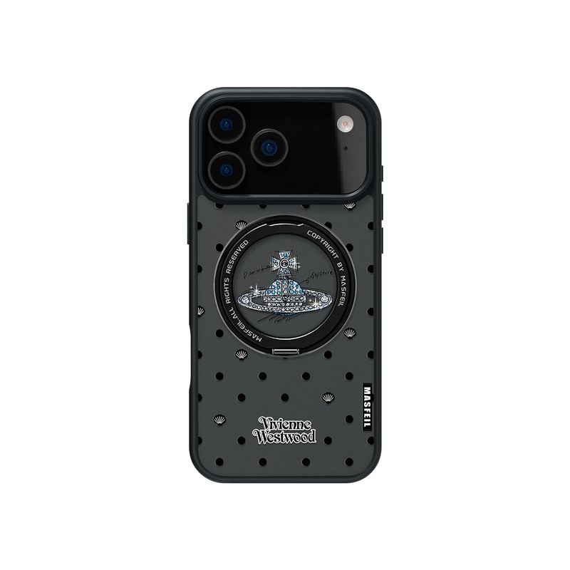 ZHIZHE×贝壳土星适用苹果17promax手机壳iPhone16pro新款磁吸带支架ip15全包Fo5支点高级感14保护套13