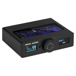 DOUK AUDIO Q11解码器ESS9038+AK4493数字DSD音频HiFi发烧无损DAC