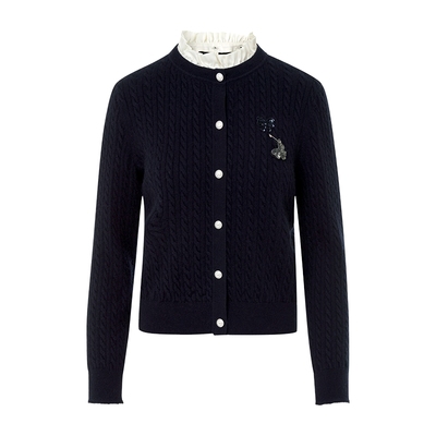 【祝绪丹同款】针织开衫女