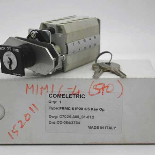 COMELETRIC FMRC 6 1P20 3/5 KEY OPERATED  C702K-305_01-01D
