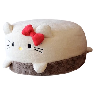 可爱KT猫咪沙发脚凳卡通卧室摆件坐墩可拆洗矮墩子儿童房书桌脚凳