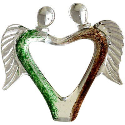 时尚风玻璃招财鱼稳居火焰摆件