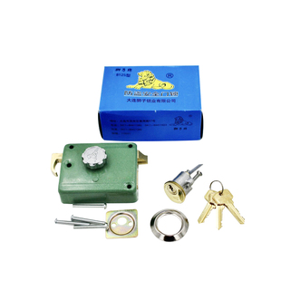 大连狮子锁厂 狮子791/791A型外装门锁老式偏心门锁单舌门锁正品