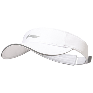 李宁空顶帽夏季防晒跑步帽子女户外专业马拉松网球帽新款太阳帽男