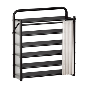 鞋架多层家用门口防尘置物架免安装折叠耐用鞋柜入户门外鞋收纳架