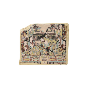 敦煌研究院反弹琵琶壁画冰箱贴博物馆文创莫高窟2025新款飞天藻井