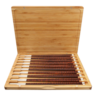 NEWREA新锐 A级蛇纹木S999包银筷子 餐具套装 收藏鉴赏 倾城之作