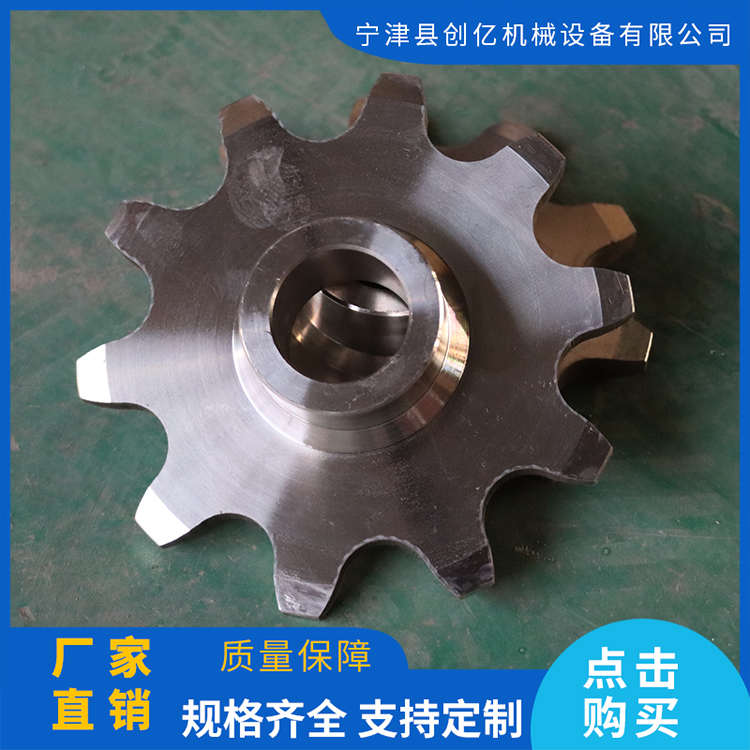 链轮齿轮加工定做双排304不锈钢链轮4分链轮链条碳钢机械传动链轮