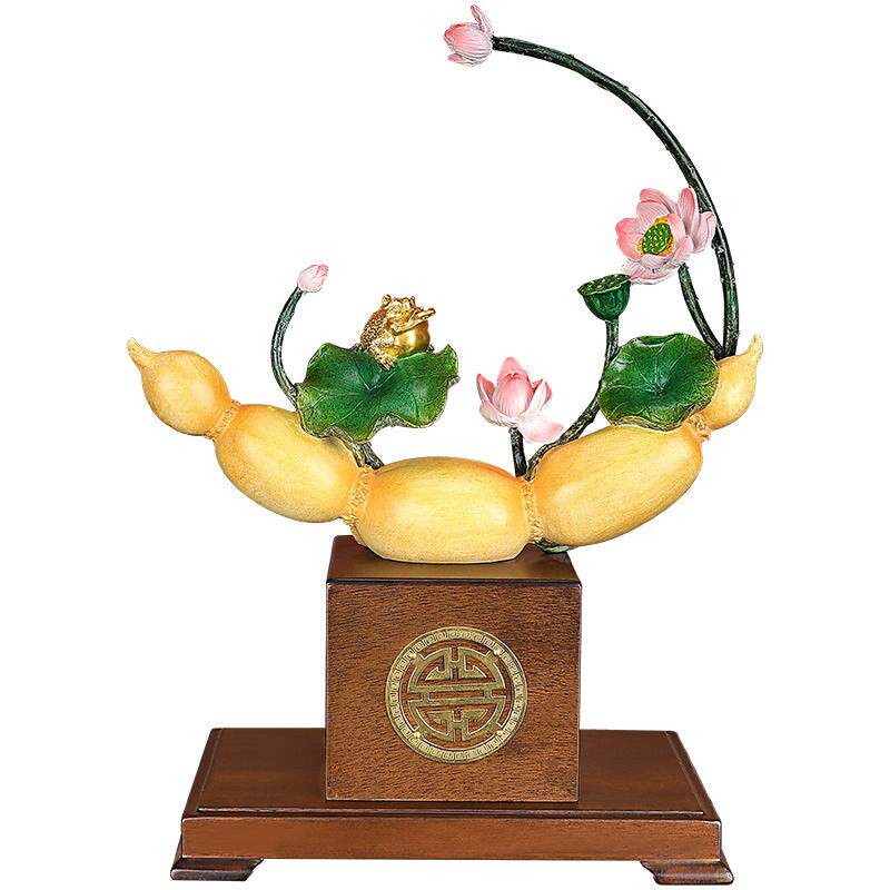 年年有余全铜好事连连金龙鱼摆件