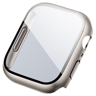 【IPX8级防水】苹果S11保护壳applewatch10手表壳iwatchS9保护套SE壳膜3一体2边框壳ultra高清钢化膜防刮表壳