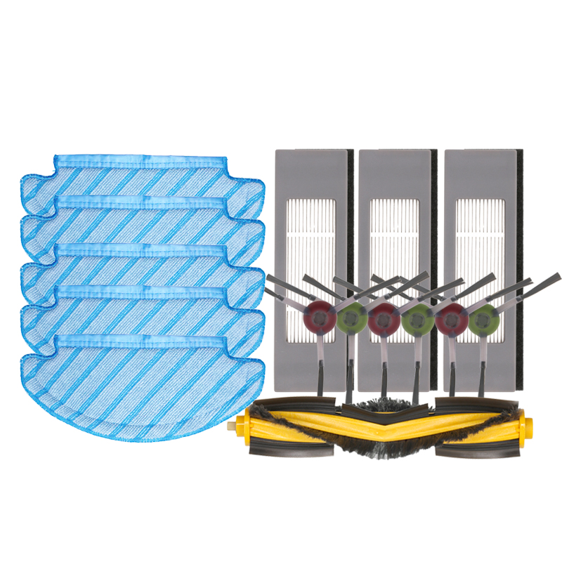 适配科沃斯扫地机配件T9 T8AIVI/MAX N8Pro边刷海帕滚刷免洗抹布