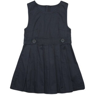 卷卷毛春秋季童装新款女孩背心裙子学院风小学生校服女童连衣裙