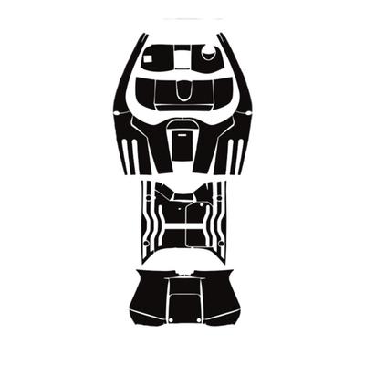 适用于济南铃木US125加厚装甲贴改装配件车身橡胶防剐保护贴膜