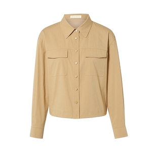 【年货新降】【新疆长绒棉】ELSEWHERE珂思休闲开襟衬衫上衣25春