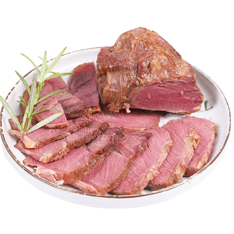 酱牛肉即食五香卤牛肉250g熟食真空包装特产高蛋白牛肉片休闲零食