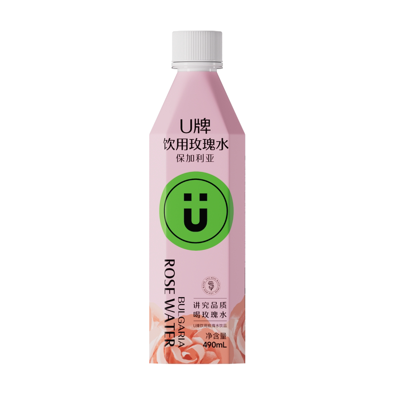 U牌重瓣红玫瑰饮用玫瑰水0卡0脂