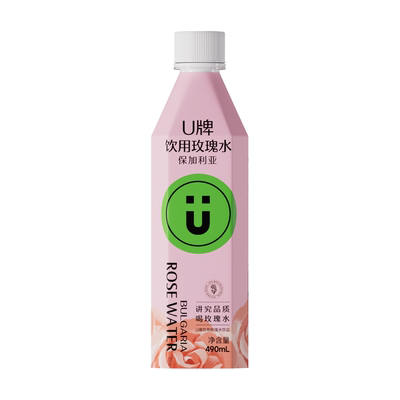 U牌重瓣红玫瑰饮用玫瑰水0卡0脂