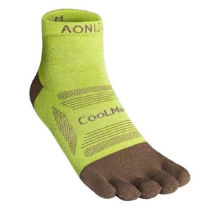 奥尼捷五指袜男中筒运动袜子户外马拉松专业跑步袜冬季女越野短袜