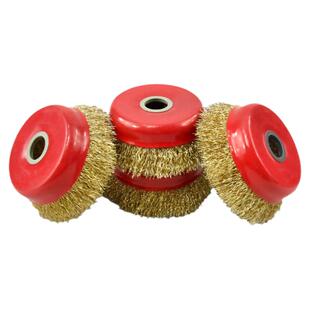 钢丝轮角磨机除锈打磨抛光神器磨光机手磨机钢丝刷钢丝球打磨机