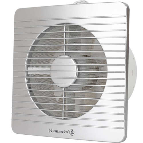 金羚排气扇超薄4/6/8寸静音变频厨房圆形厕所浴室玻璃换气排风扇