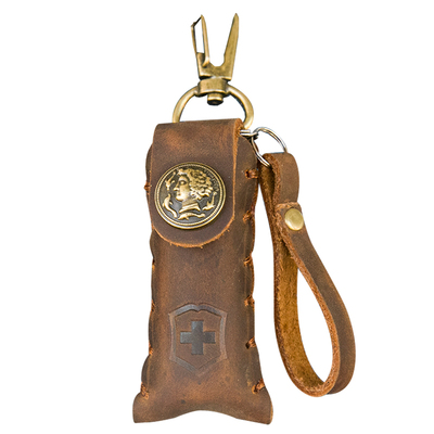 瑞士军刀皮套真皮手工刀套