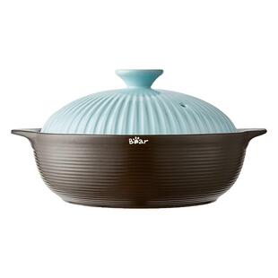 小熊砂锅煲家用燃气耐高温干烧不裂炖锅陶瓷锅煲汤煲仔饭汤锅砂锅