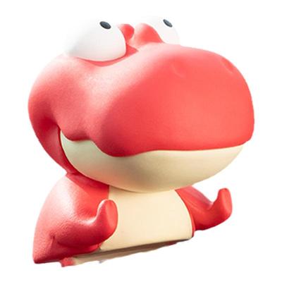 适用特斯拉车内恐龙摆件车载屏幕趴趴公仔丫中控台显示屏汽车饰品