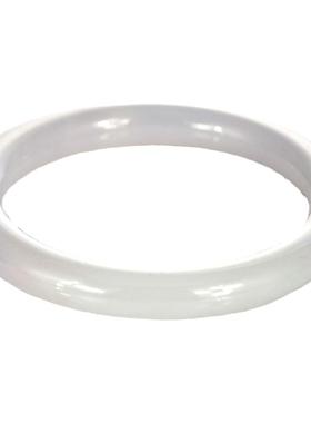 梦克拉白玛瑙圆柱手镯 平安 水润透亮女款玛瑙手镯