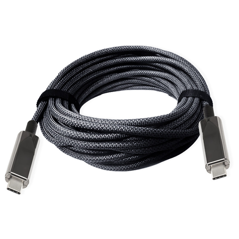 Typec光纤线USB3.2数据线10Gbps传输8K/60HZ投屏会议摄像头视频线