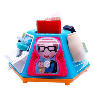 日本People碧宝六面体七合一婴幼儿童启蒙早教益智玩具游戏百宝盒