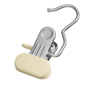 裤夹子家用无痕衣架裤子收纳神器多功能带挂钩晾衣夹裤架单个帽夹