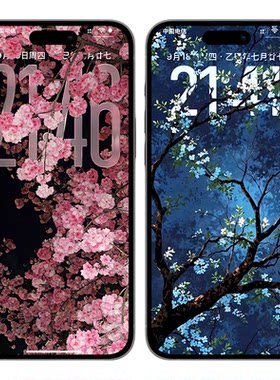 苹果IOS26手机空间立体壁纸iphone风景动漫女孩锁屏景深壁纸100张