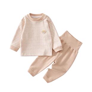 80码婴儿衣服分体套装六月龄宝宝秋装四个月婴幼儿早秋外出服男宝